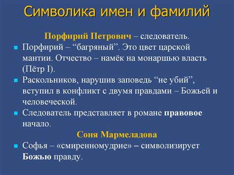 Смысл и символика имен