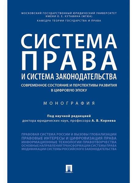 Состояние законодательства и перспективы
