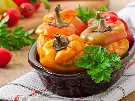Сочные фаршированные перцы