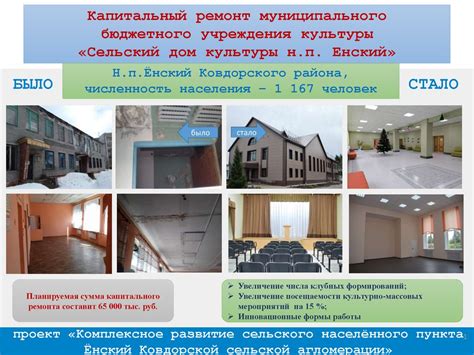 Стоимость здания бюджетного учреждения и капитальный ремонт