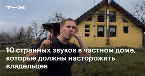 Странные звуки в доме
