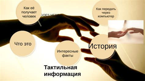 Тактильная информация и развитие человека