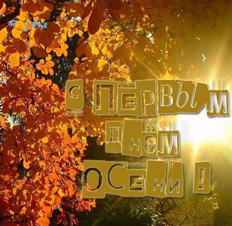 Температурный режим в первый день осени