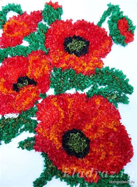 Техника аппликации из скрученной бумаги