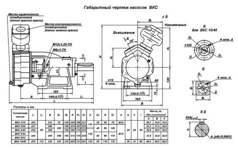 Технические характеристики ВК 45 03