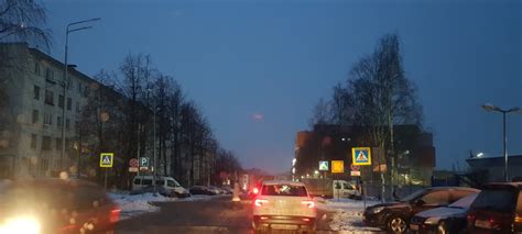Улицы погружаются в темноту