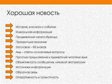 Уникальная информация о событии