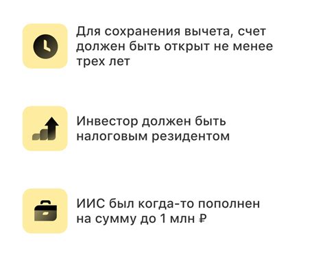 Условия вычета