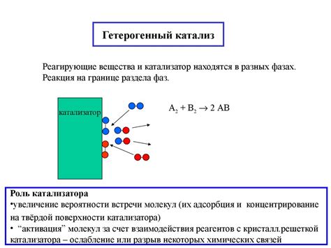 Факты о катализаторах химических реакций