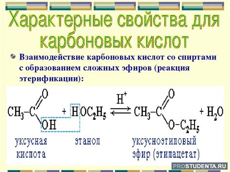 Физические свойства продукта реакции