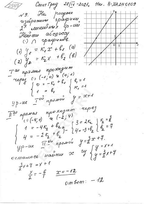 Численные методы для нахождения пересечения графиков функций
