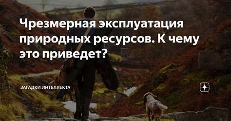 Чрезмерная эксплуатация природных ресурсов