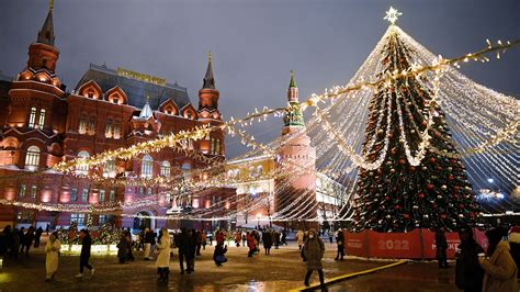 Чудесная атмосфера на Новый год