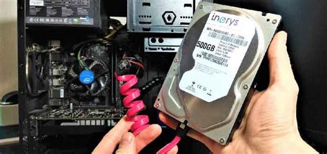 Шаги по подключению HDD к компьютеру