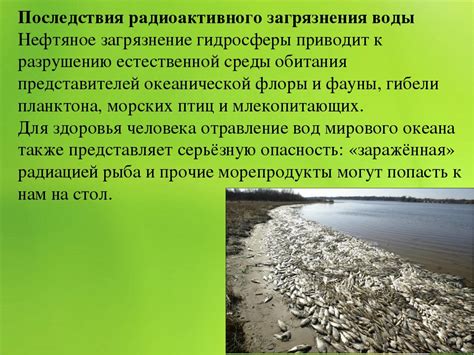 Экологические последствия опустошения озер