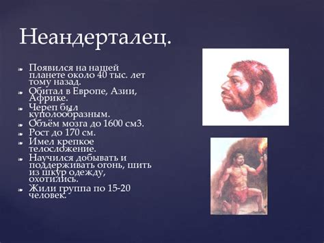 Этапы эволюции человека в Африке