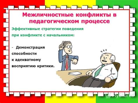 Эффективные стратегии поведения при оре учителя